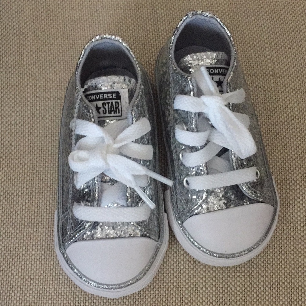 Glitter covered Converse chucks